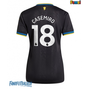 Manchester United Casemiro #18 Tricou Fotbal Replică 2025-26 Femei Treilea